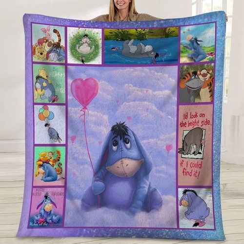 Eeyore fleece blanket - eeyore,