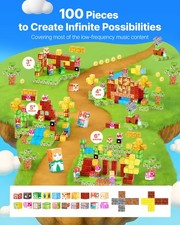 Magnetic Blocks, 100 PCS