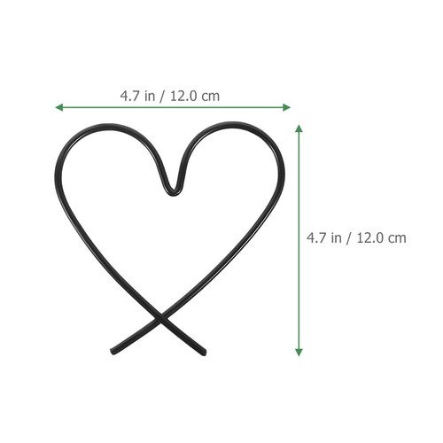 2pcs metal heart - 2pcs, wall