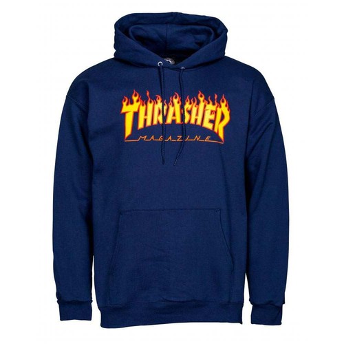 Thrasher flame logo hooded - thrasher,