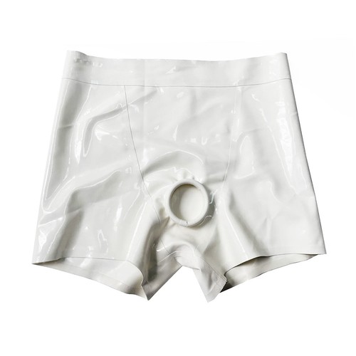 Men latex rubber boxer - men's,