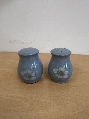 Vintage denby blue dawn salt - denby,
