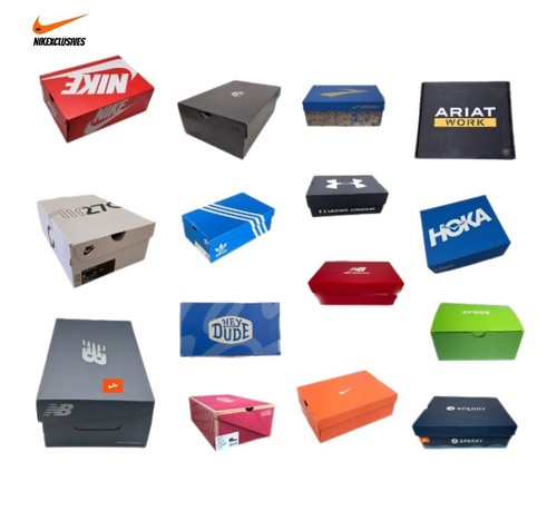 Empty shoe boxes - empty,