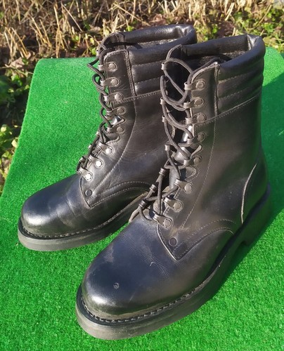 Leather black boots polish - leather,