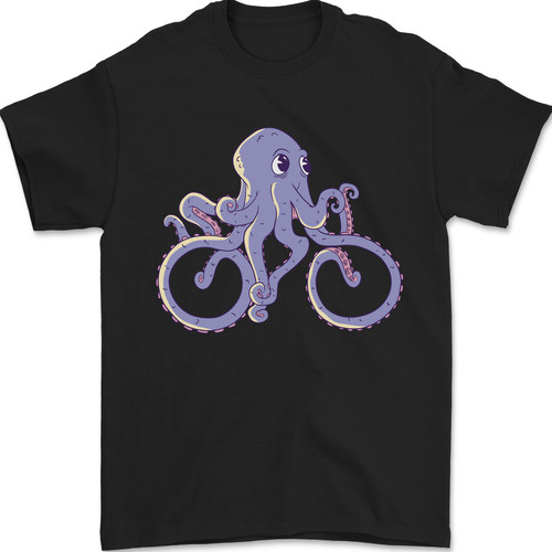 Cycling octopus funny - a,