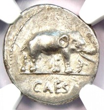 Julius Caesar AR Denarius