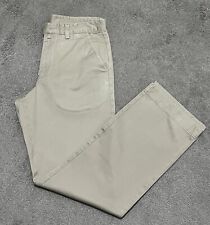 Mens GANT W32 L34 Light Beige Chinos Trousers Lightweight Golf