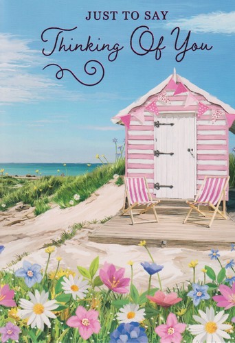 Thinking you greeting card - of,