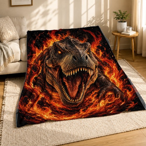 Roaring rex flames - t, in