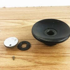 Singer Sewing Machine 201-2 HANDWHEEL W/ KNOB AND LOCK NUT ASSEMBLY BLACK 1955