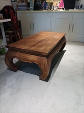 Thai Hardwood Hand Carved Table. 