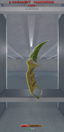 Karambit wanwood sniper - karambit,
