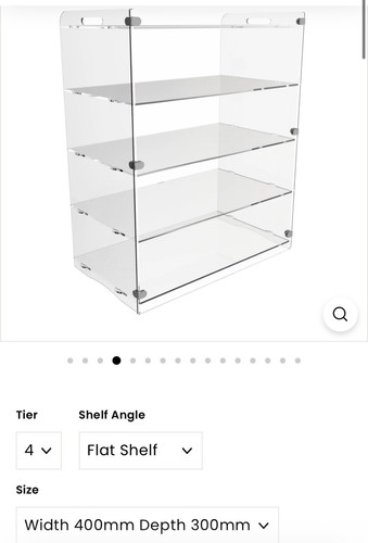 Acrylic cake display - acrylic,