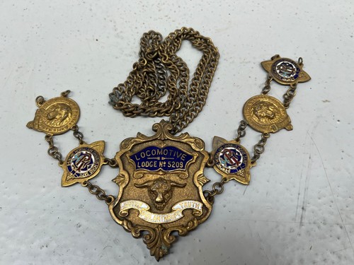 Old masonic part medal - old,