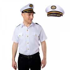 Captain White Shirt + Hat