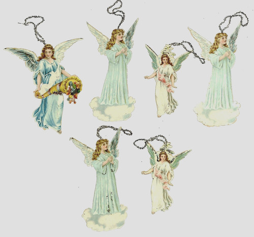 Victorian angels christmas - victorian, angels,