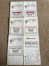 Kverneland Group Machinery Equipment Price List - Job Lot / Bundle - Farming