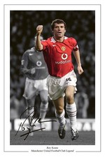 ROY KEANE Signed Autograph