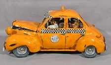 Guillermo Forchino Resin Taxi Cab 13 1/2" Long 6 1/4" Tall