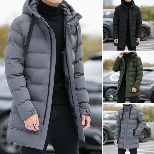 Men long jacket winter - long, warm