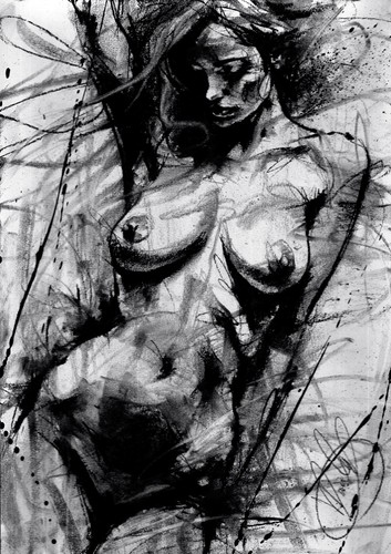 Female nude original street - female,