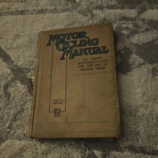 Motor Cycling Manual 12th Edition Vintage Classic Motorcycles Guide 1940s Superb