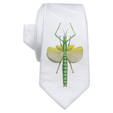 'Stick Insect' White Tie /