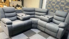 Roma grey fabric - recliner, 2c2