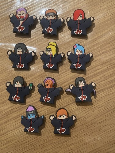 Naruto shoe charms - naruto, set