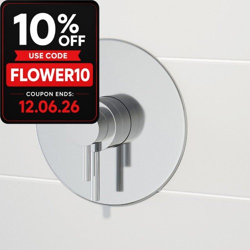 Modern round shower valve - modern,