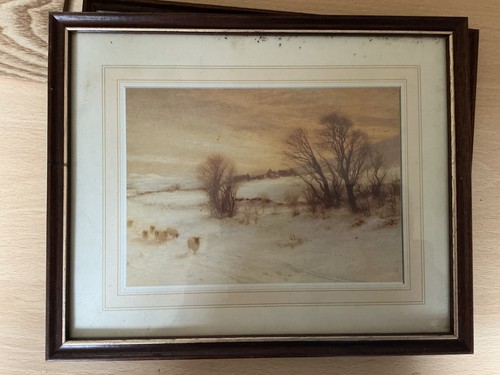 Framed print midwinter - print, of