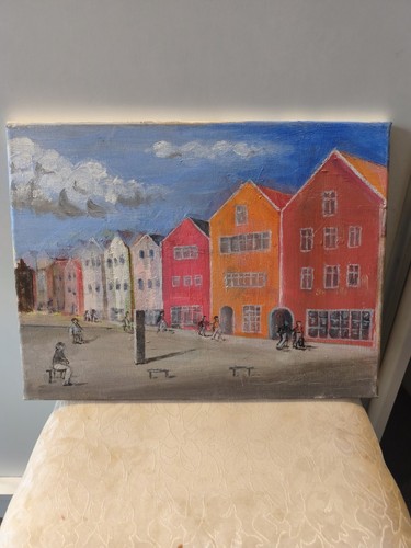 Original colourful street - original,