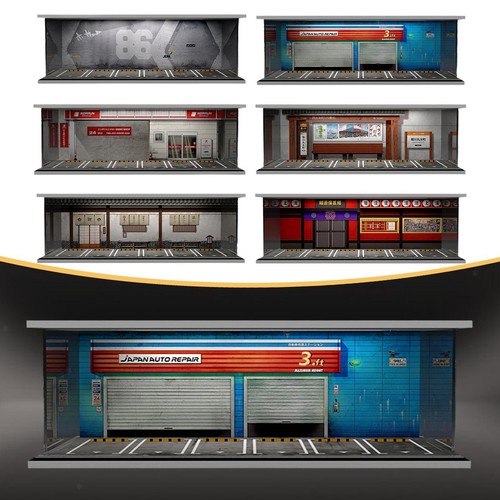 Scale car garage - 1:64,