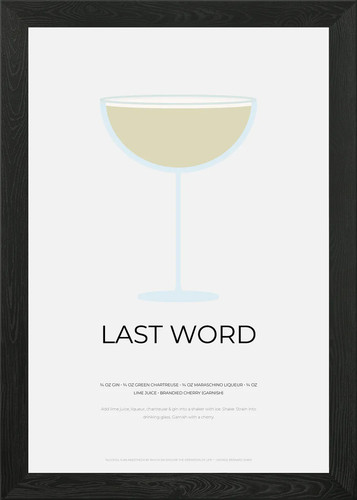 Last word cocktail recipe - word,