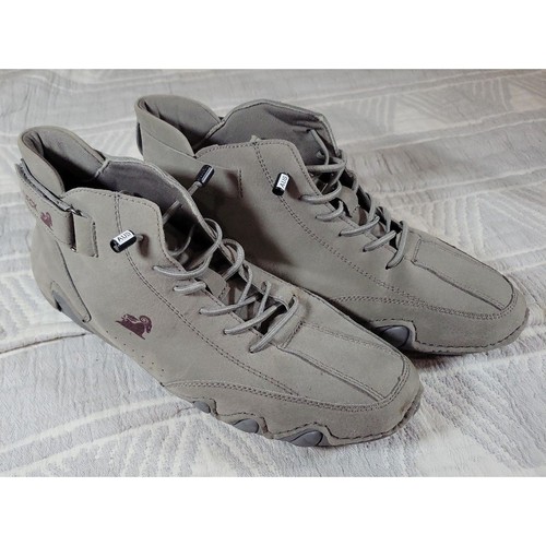 Ldeck gray suede - high, top