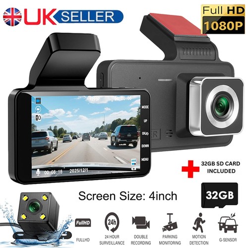 Car camera recorder dual - car, front