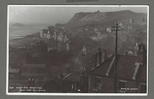 Vintage RP postcard West Hill, Hastings from East Hill Steps. pmk Bracknell 1913