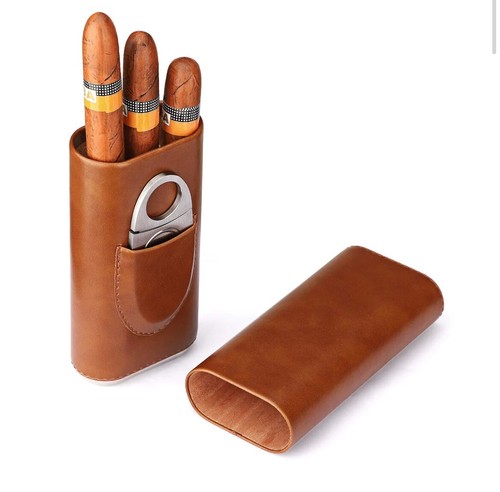 Cigar case finger brown - cigar,