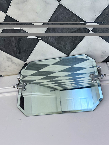 Antique octagon bevelled clear - octagon,