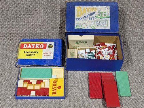 Bayko construction building - building, 2x