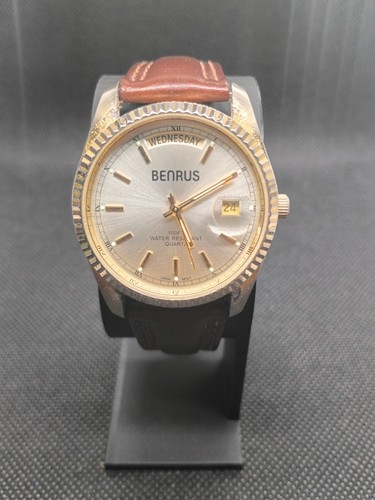 Benrus president style quartz - benrus,