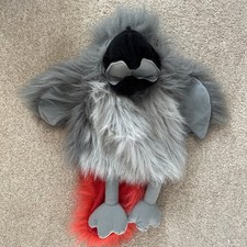 The Puppet Company African Grey Parrot  Hand Puppet With Squeaker Bnwt