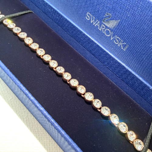 Swarovski rose gold plated - gold,