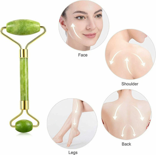 Jade roller face massage - face,