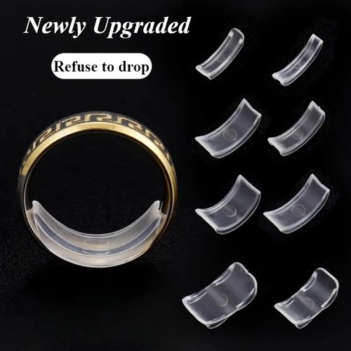 8pcs silicone ring size - silicone,
