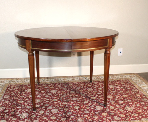 French antique round - french,
