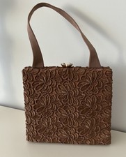 Waldybag Vintage 40s  Crochet Lace Handbag 