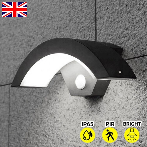 Outdoor curved led wall light - led,