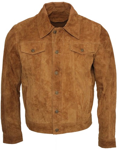 Men trucker casual tan goat - men's,