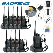 10x Baofeng BF-888S UHF PMR446